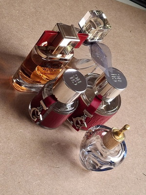 Perfume bottle set of 5, collectible