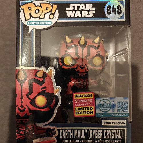 Funko Pop! Star Wars Darth Maul Kyber Crystal Limited Edition 9500pcs new