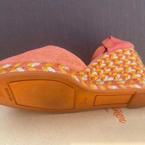 Castaner espadrilles peach size 36 like new