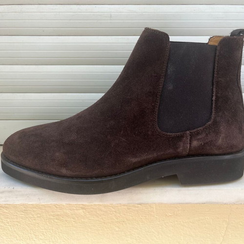 Sebago Chelsea boot, brown suede leather, size 43