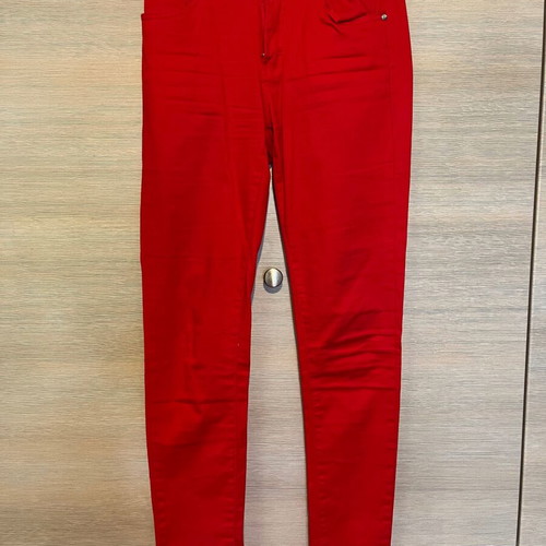 Long pants red like new, size small
