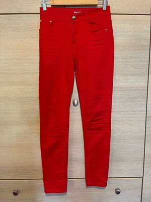 Long pants red like new, size small