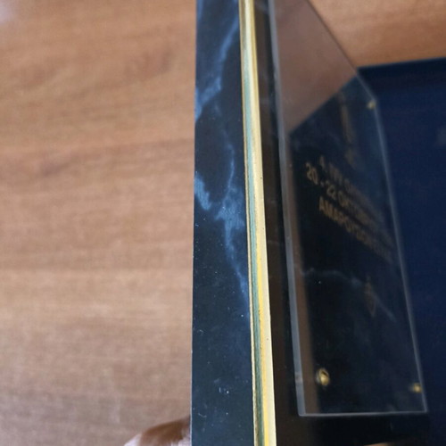 Plaque 4th IVV Olympiad Marousi 1995 like new