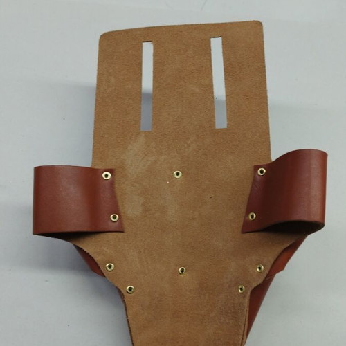 Tool belt pouch new, genuine leather, handmade, tan color