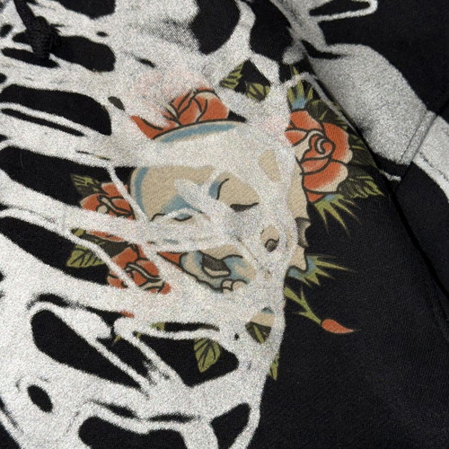 Ed Hardy Zip-Up jacket like new, size L fitting M