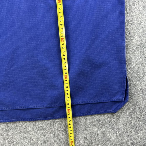 Carhartt Wip T-shirt men's Small oversized blue nurse scrub with pocket used