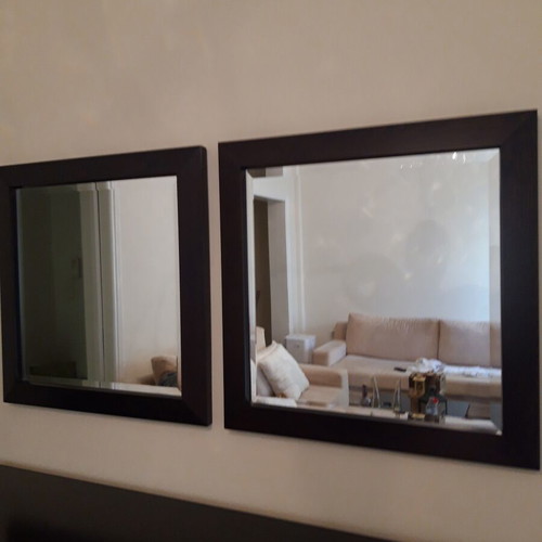 Wenge wood buffet with 2 mirrors like new