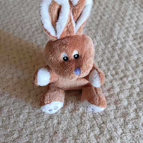 Plush bunny without damages