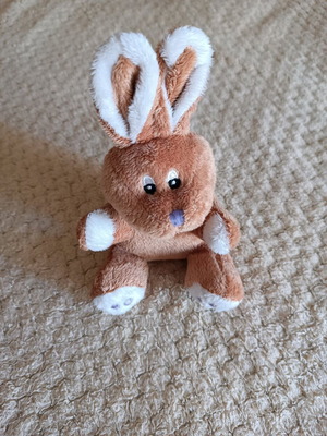 Plush bunny without damages