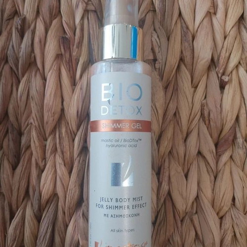 Mastic Spa Shimmer Gel Mist body with silver dust 100ml