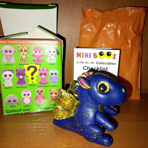 Ty Mini Boos Series 3 Saffire the Dragon φιγούρα Chase σαν καινούργιο