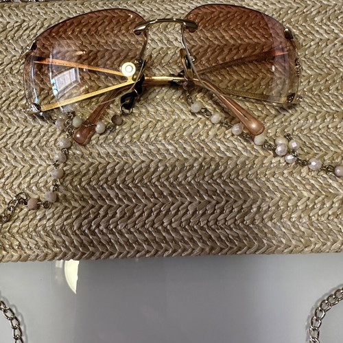 Versace Vintage Sunglasses limited edition with Swarovski crystals, like new