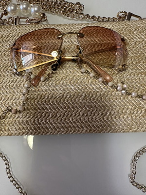Versace Vintage Sunglasses limited edition with Swarovski crystals, like new