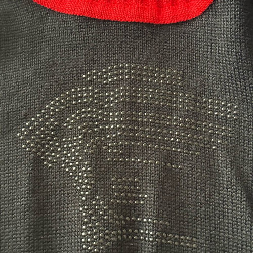 Versace Sport sleeveless sweater black and red like new Medium/Large