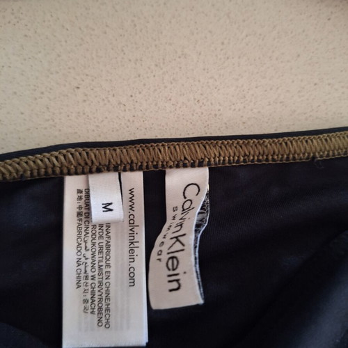 Calvin Klein swimsuit like new, size M, black and green