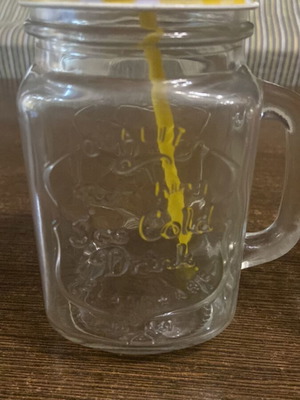 Vintage glass jar set 500ml, 2 pieces
