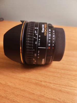 Sigma Fisheye Lens 15mm F-2.8 EX DC Nikon Mount σαν καινούργιο