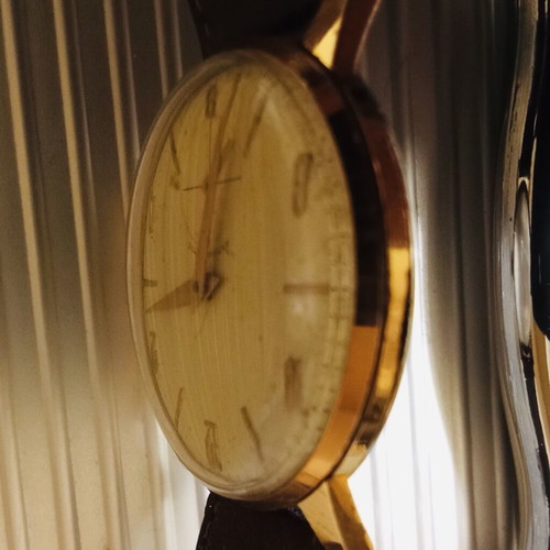Swiss Dress Watch 1940s-50s used, manual wind, gold tone