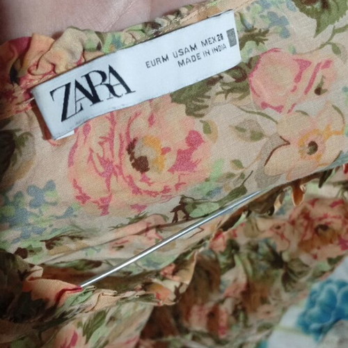 Spring autumn dress Zara medium size like new, above knee length