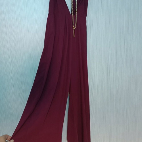 Burgundy jumpsuit toi&moi