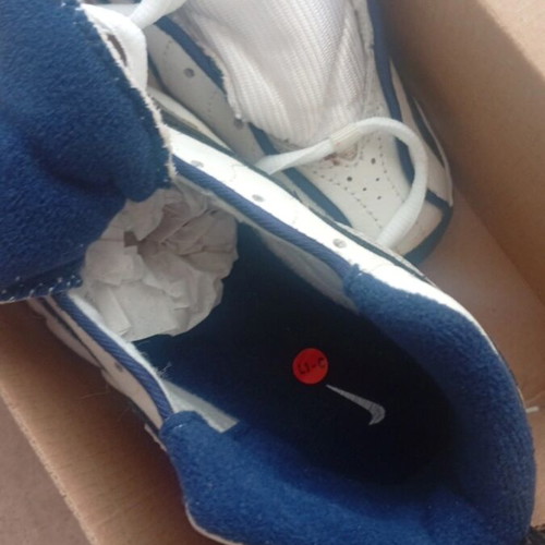 Nike Y2K shoes size 26 new, white and blue