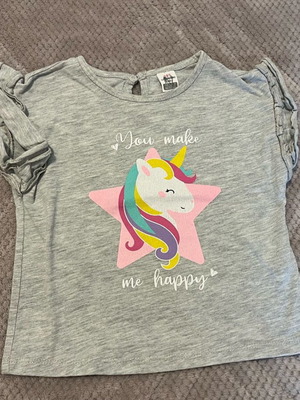 Grey short-sleeve 18-24 months like new