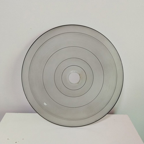 Glass Ceiling Light Shade used, 46x13 cm