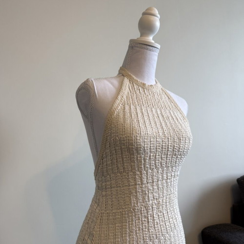 Zara Knitted Summer Dress like new, beige, size S