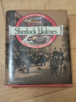 Sherlock Holmes mini book used, 1989, English