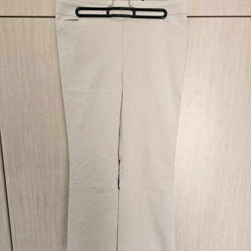 Crop office style pants like new, beige, size medium