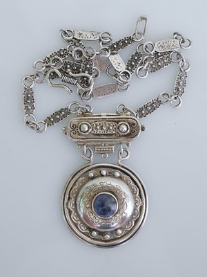 925 Silver Necklace used with Natural Stone