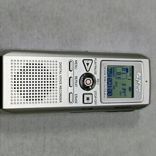 SANYO ICR FP500 used digital voice recorder