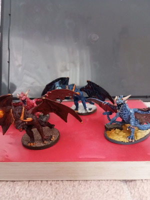 Descent figures used, painted for tabletop games