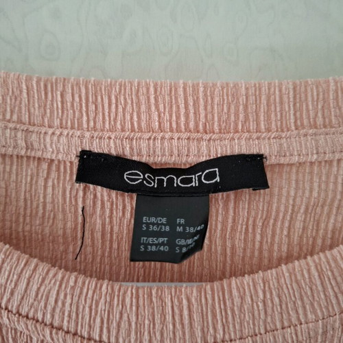 Esmara sleeveless blouse like new, beige and orange, size S