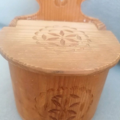 Wooden vintage spice holder used