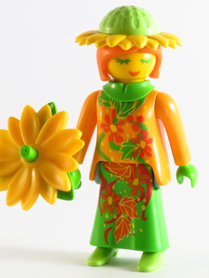 Playmobil figure girl with sunflower series 11 9147 new