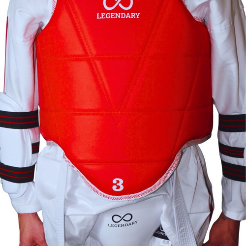 Legendary Taekwondo Set 5 Pieces Red Sizes S-XL New