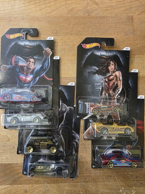 Hot Wheels 2016 Batman vs Superman full set of 7 new