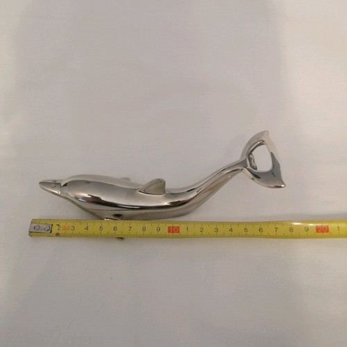 Vintage Dolphin Silver-Plated Bottle Opener like new