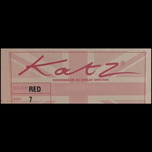 Mary Jane leather red shoes new, size 40, Katz brand