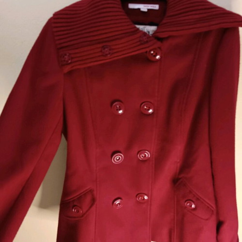 Tally Weijl red coat like new, size medium