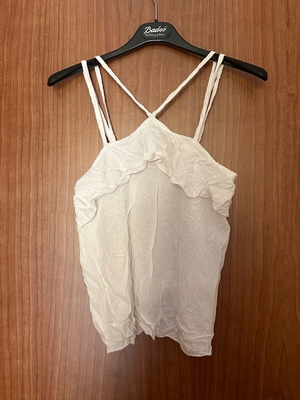Top like new, size S, white