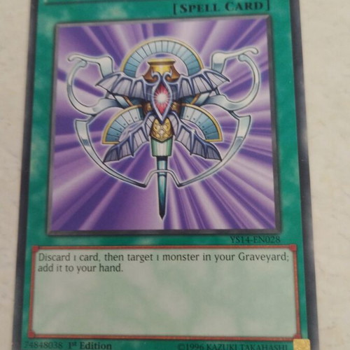 Monster Reincarnation Yu-Gi-Oh card like new