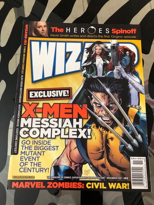Wizard Magazine 193 Καινούργιο X-Men Messiah Complex Greg Land Cover