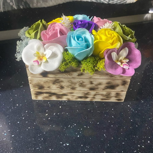 Bouquets with scented soap roses new