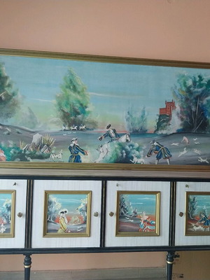 Buffet with painting like new