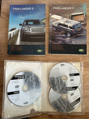Land Rover Jaguar navigation system 3 CD DVD used with user manual
