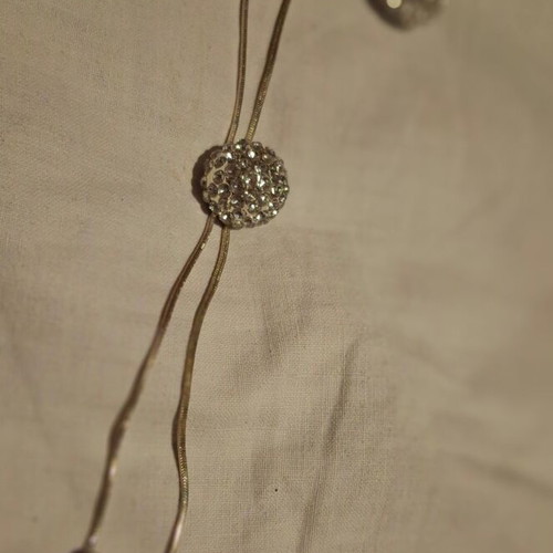 Jewelry set silver necklace and earrings new
