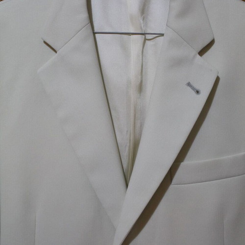 Men's summer wedding suit Zero like new, size M, white