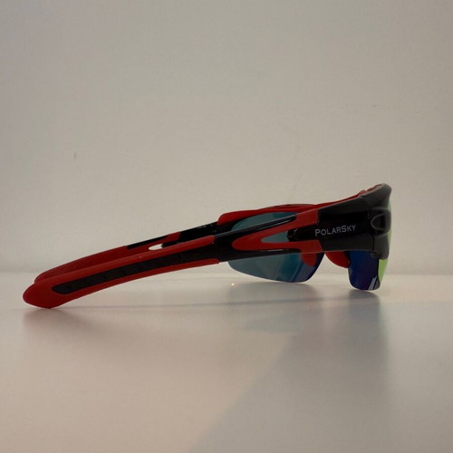 PolarSky Polarized Sports Sunglasses new, black and red